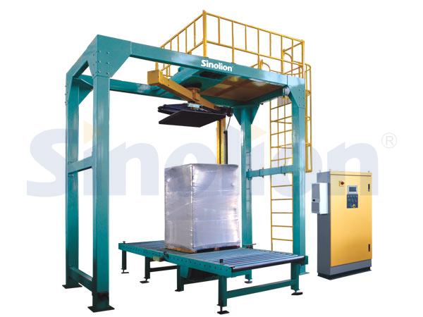 R1800FZ-PLCS懸臂壓頂在線式纏繞包裝機